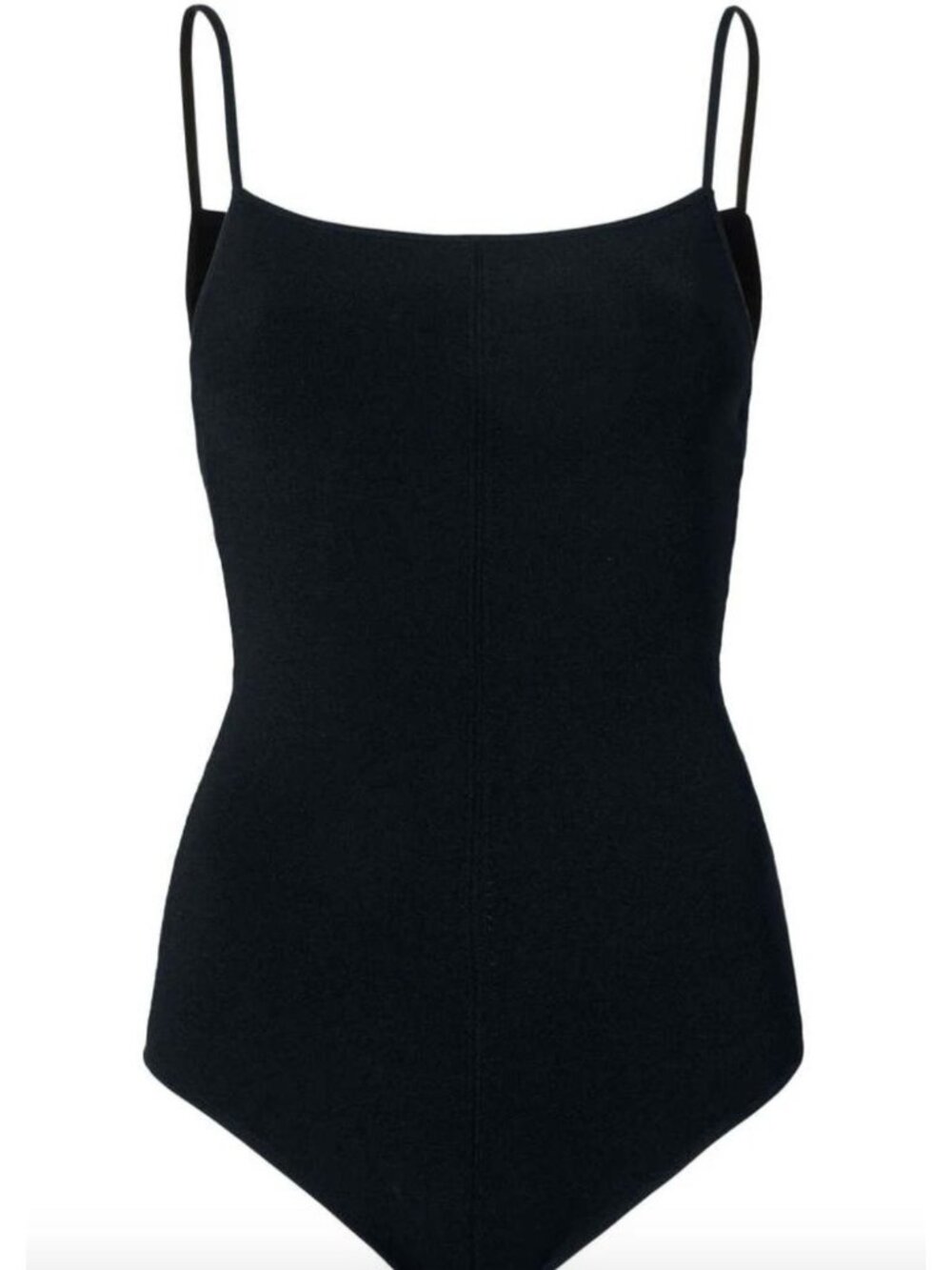 Proenza Schouler Serena Knit Bodysuit Black Size Small